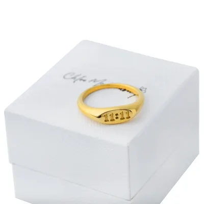 11:11 Angel Number Ring - Gold